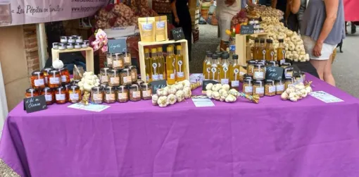 Vente directe de produits à base d’ail à la ferme Toulouse, Montauban, Les Pépites en Famille