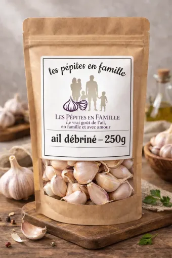 Ail débriné - caïeux prêts à l'emploi - 250 g, Montauban, Les Pépites en Famille